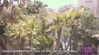 Tabatha Jordan & Jim Dg Riskily Publicly Flashing Their Huge Tits