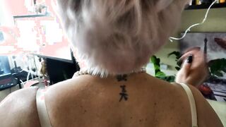 Curious Mature MILF Aimee Paradise Explores with Zucchini in a Sensual Adventure