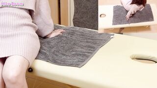 【1】オイルマッサージして触りまくってたら興奮して抑えられなくなってそのまま巨乳の客とSEX - 日本人/素人カップル/個人撮影