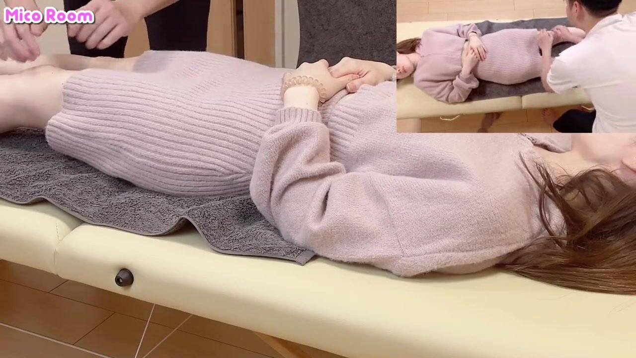 【1】オイルマッサージして触りまくってたら興奮して抑えられなくなってそのまま巨乳の客とSEX - 日本人/素人カップル/個人撮影