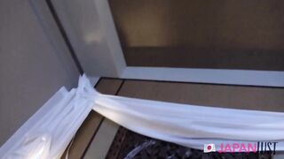 Pale Amateur Japanese Beauty Loves Hard POV Sex