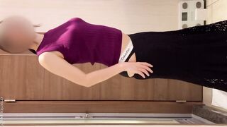 【人妻個人撮影】真っ白の紐ビキニで激しく立ちバックしたら、パンパンって音と喘ぎ声が響きすぎた(素人日本人カップル/主観/キス/お風呂/デカ尻/巨乳/乳首/セックス/水着/Japanese/asian