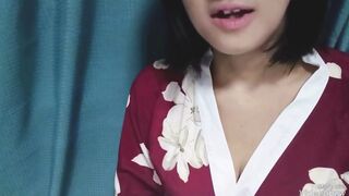 【オナサポ　ASMR】同人声優の実写付きオナサポボイス　和服お姉さんの甘々射精カウントダウンオナサポ　後半