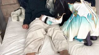 崩壊スターレイルのコスプレしてみました！ 興奮が止まらない男性をフェラでらいかせてあげました♡