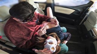 バレーボールの練習前にチンポをしゃぶって中出しされる人妻