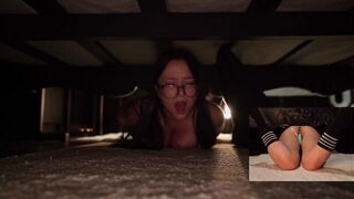 Trapped Under the Bed After a Workout: What Surprising Discovery Awaits?