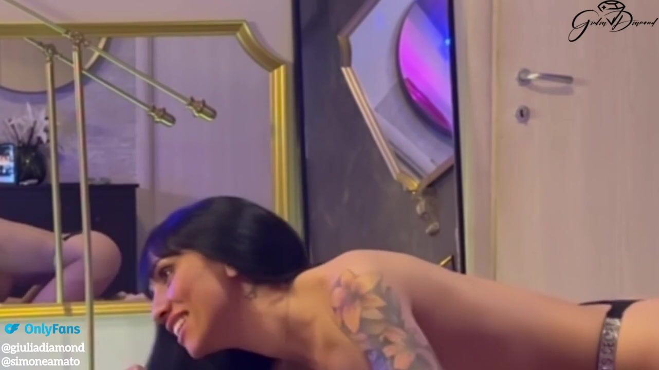 Intense Moments of Pleasure: Giulia Diamond's Sensual Massage with Simone Amato - Exclusive HD Experience!