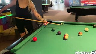 If I Miss the Shot, I Have to Take a Risky Bet in a Public Bathroom - Olivia Bay