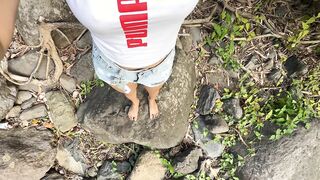 Double the Fun: Exciting Outdoor Adventure with a Stunning Filipina!
