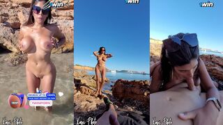 Sheila Ortega Delivers an Unforgettable Experience on a Secluded Beach!