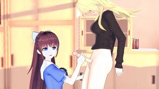 Exciting New 3D Adventure: Yagami Ko Meets Takimoto Hifumi - Unleash the Fantasy!