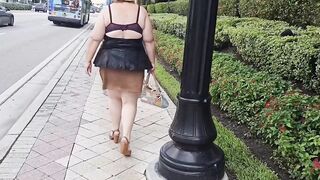 Curious Encounter: I Left My Lingerie at the Door for a Mysterious Visitor - Plus-Size Temptation Awaits!