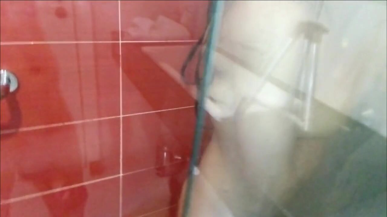Caught in the Act: Temptation in the Shower with a Sultry Brunette!