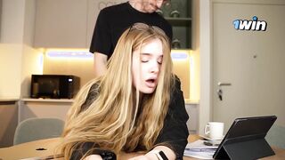 Curvy Secretary's Hilarious Work Mishap!