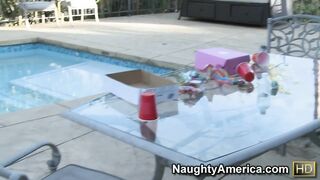 Curious Guy Gets Intimate with His Friend's Stunning MILF! Featuring Lisa Ann & Ryan Driller.