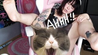Whispers of Pleasure: Captivating ASMR Sounds with a Big Titty Goth Girl