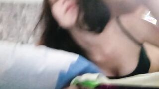 Stepdad Caught in a Steamy Moment with His Stepdaughter While She Chats on the Phone!
