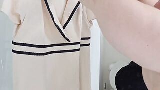Office Cleaning Manager Delivers an Unexpected Surprise - Curvy Beauty in Action!