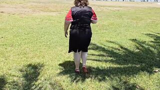 Curvy Mature Beauty Enjoys a Scenic Adventure - POV Exploration with a Busty Delight