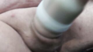 Chubby Guy Goes Wild with His Fleshlight for an Intense Solo Session