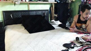 Milf Tied Up and Tickled - Multiple Orgasms - Tied Down bondage Sexy small tits