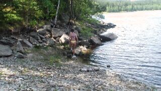 Fucking on a German lake photo session with photographer - part 1