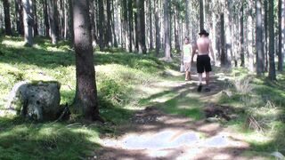 Nature erotic shooting in the forrest - part 1