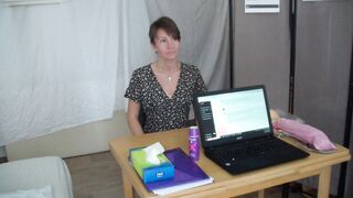 Masha at her sexual exam again - part 1