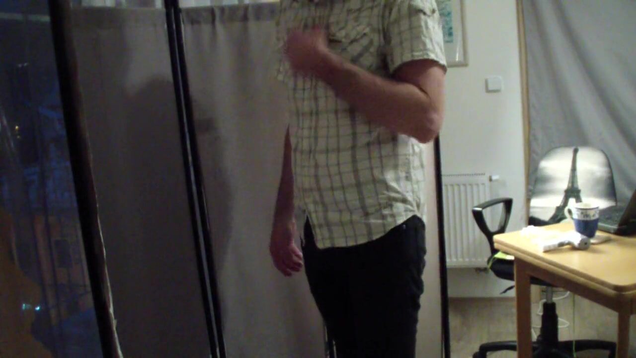 Dirty men´s sexual exam of older grey man - part 1