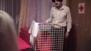 Dr. Kabayeva exams and fucks her shy patient - femdom clinic - trailer