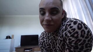 Seductive Real Estate Agent with a Stunning Curvy Figure Entices Investor at Open House