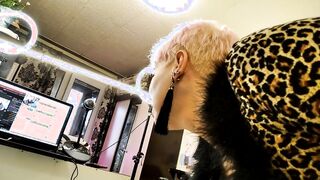 Intense Encounter with a Seductive Catwoman: Close-Up Action!