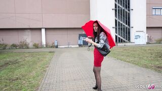 Curious Encounter: Slim Austrian Beauty Mia Moon's First Casting Experience - GERMAN SCOUT