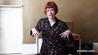 First Time Solo: Enne's Sensual Journey with Panties and Pleasure