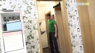 Blonde Beauty's Wild Ride Ends with a Surprise Finish - Amateur European Fun!