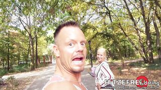 Unexpected Encounter: Charming Milf Jana Schwarz Enjoys a Day in the Park!