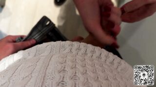 Tempting Dressing Room Encounter: Red Bra Try-On Sparks a Steamy Surprise!
