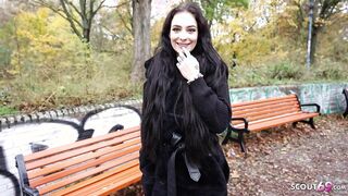 German Scout: Curvy Tattooed Beauty Alexa's Intense Casting Experience