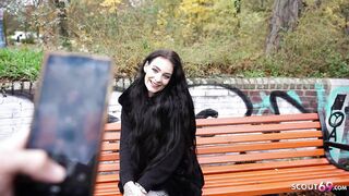German Scout: Curvy Tattooed Beauty Alexa's Intense Casting Experience