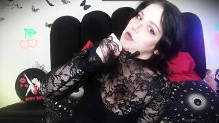 Quirky Vampire Girlfriend Enjoys Cookies and Burps - ASMR Fun!
