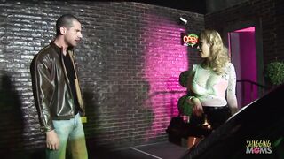 Curvy Blonde MILF Gets Adventurous with a Mysterious Stranger!