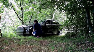 Intimate Moments with a Coworker: A Steamy Encounter in the Great Outdoors
