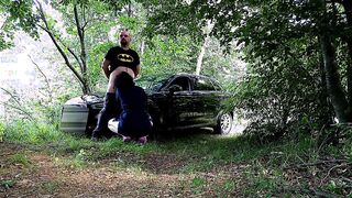Intimate Moments with a Coworker: A Steamy Encounter in the Great Outdoors