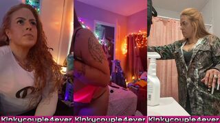 Playful Milf Gamer Unwinds with a Smoke Break and a Cheeky Moment