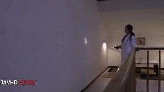 Passionate Asian MILF in Stockings Delivers an Intense Footjob Before Enjoying a Wild Ride!