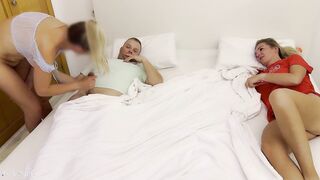 Girlfriend Caught in the Act: A Surprise Encounter with a Swinger Couple's Husband!