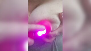 Curvy Beauty's Sensual Toy Play with Luscious Lube