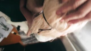 Petite Blonde Beauty Surprises Her Best Friend's Boyfriend in a Private Encounter