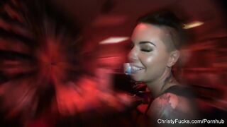 Behind-the-Scenes Fun with Christy Mack: A Throwback to Memorable Moments!