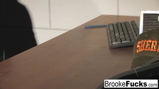Experience the Thrill as Brooke Banner Plays Dual Roles: The Enforcer and the Captive!